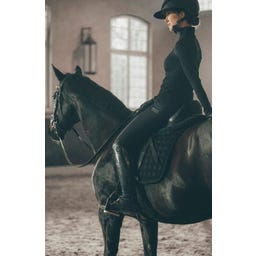 Pantalones de Equitación Yella MATRIXGRIPTEC, Azul Noche