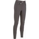 Pantalones de Equitación CEELINA GRIDTEXLEATHER, Gris Basalto
