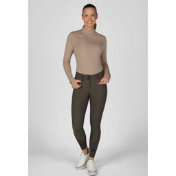 Ceelina MATRIXGRIPTEC Riding Breeches, Deep Khaki