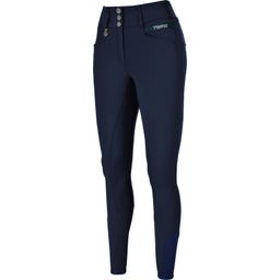 Candela Corkshell Grip Riding Breeches, Night Blue