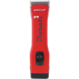 Aesculap Akkuschermaschine Durati Pro mit 1 Akku - schwarz/rot