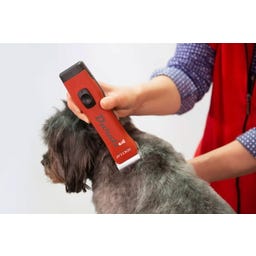 Aesculap Akkuschermaschine Durati Pro mit 1 Akku - schwarz/rot