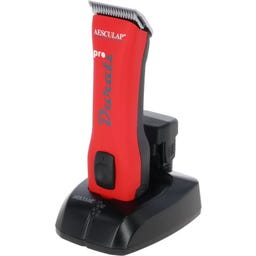 Aesculap Akkuschermaschine Durati Pro mit 1 Akku - schwarz/rot