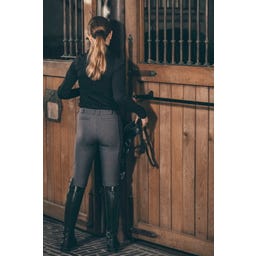 Children's CEELINA GRIPTEC Riding Breeches, Graphite Blue