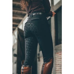 PIKEUR Reithose Linnett Griptec, schwarz