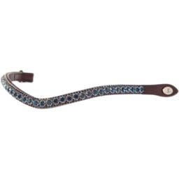 PS of Sweden Stirnriemen Luxe Celestial Blue, braun - FULL