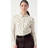 Langarmshirt Valerie, Offwhite Monogram