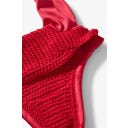 Maska za uši protiv muha Ruffle Full, Cranberry Red - 1 kom.