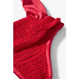 Maska za uši protiv muha Ruffle Full, Cranberry Red - 1 kom.