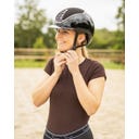 QHP Kask jeździecki Memphis - czarny