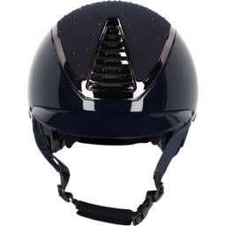 QHP Kask jeździecki Memphis - niebieski
