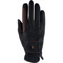 Roeckl Jahalne rokavice "Malta", black/mokka