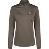 ESKADRON Zip-Shirt, graubraun