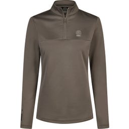 ESKADRON Zip Shirt – szarobrązowy