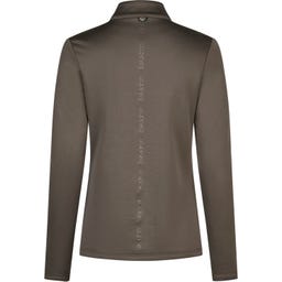 ESKADRON Zip Shirt – szarobrązowy