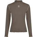 ESKADRON Koszulka Turtleneck RIB – szarobrązowa