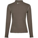 ESKADRON Koszulka Turtleneck RIB – szarobrązowa