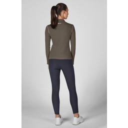 ESKADRON Koszulka Turtleneck RIB – szarobrązowa