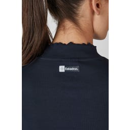 ESKADRON Koszulka Turtleneck RIB – niebieska