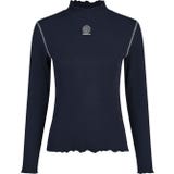 ESKADRON Ribbed Turtleneck Top, Blue