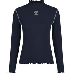 ESKADRON Koszulka Turtleneck RIB – niebieska