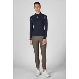 ESKADRON Koszulka Turtleneck RIB – niebieska