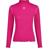 ESKADRON Ribbed Turtleneck Top, Lipstick