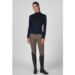 ESKADRON Zip Shirt Knit – niebieski