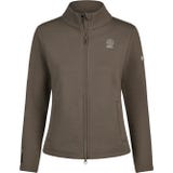 ESKADRON Zip-Shirt Fleece, graubraun