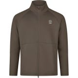ESKADRON Zip-Shirt Male, graubraun