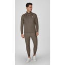 ESKADRON Zip Shirt Male – szarobrązowy