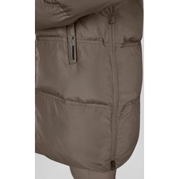 ESKADRON Parka Quilt – szarobrązowa