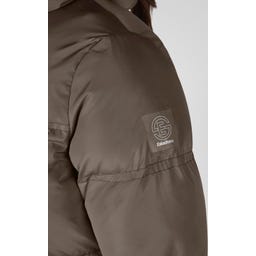 ESKADRON Parka Quilt – szarobrązowa