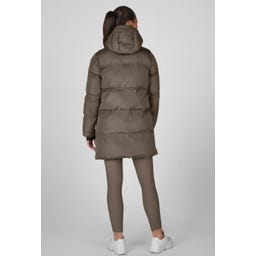 ESKADRON Parka Quilt – szarobrązowa
