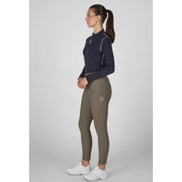 Legginsy jeździeckie Cosy FG – szarobrązowe