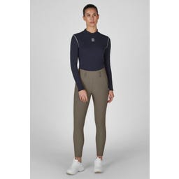 Legginsy jeździeckie Cosy FG – szarobrązowe