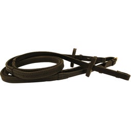 Horseware Ireland Rambo Micklem Competition Reins - Dark Havana