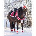 QHP Brustriemen Weihnachten, Rot