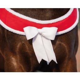 QHP Brustriemen Weihnachten, Rot