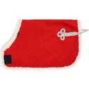 QHP Fleecedecke Weihnachten Hobby Horse, Rot
