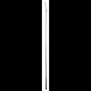 Nylon díjlovas pálca FLECK-markolattal 110 cm - Fekete