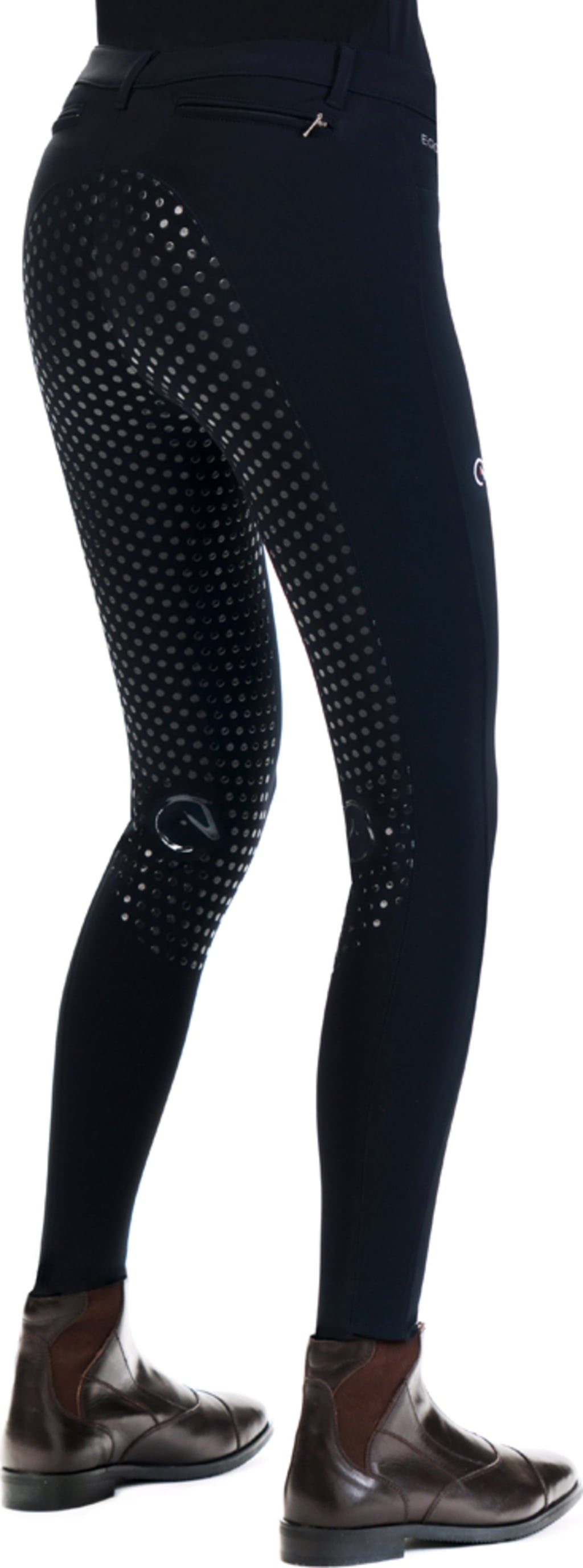 Harry's Horse Leggins Equitazione Full Grip Estate 2017 - Nero, Taglie 36-42, Tessuto Nylon/Elastan