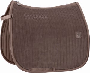 Tapis De Selle Eskadron Cotton Smoky Taupe Platinum 2025 - Coton Et Molleton - Triple Fixation