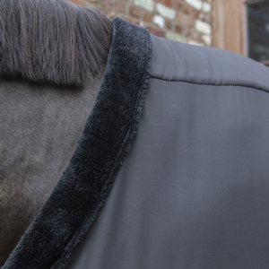 Extension Poitrine Cheval Kentucky Horsewear - Matelassée Fourrure, +19cm, Pour Couvertures