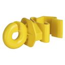 T-Post Ring Insulator, Yellow, Pack Of 25 - 1 set